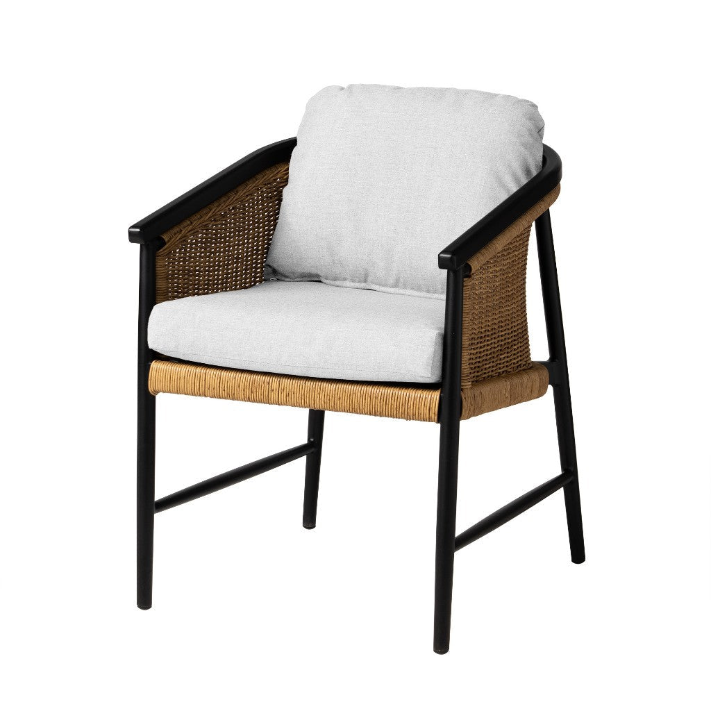 Lloyd Flanders Galloway Aluminum Outdoor Dining Armchair