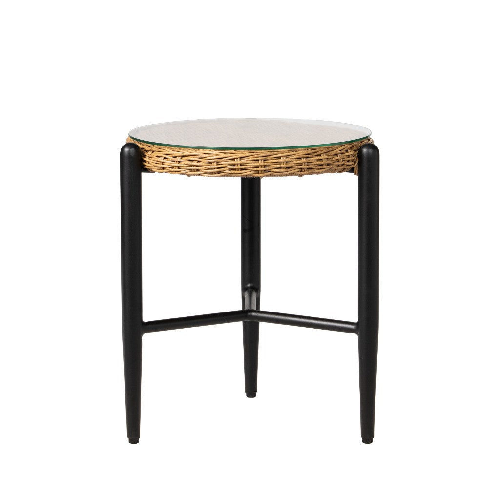 Lloyd Flanders Galloway Aluminum Outdoor End Table