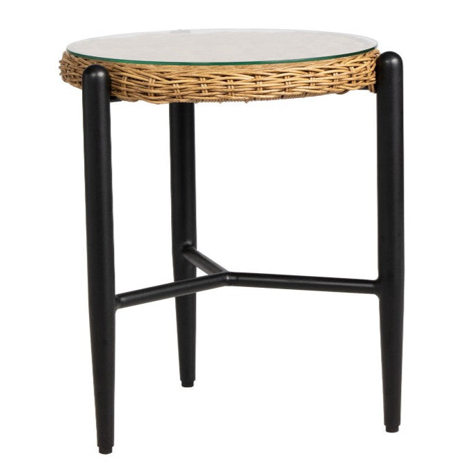 Lloyd Flanders Galloway Aluminum Outdoor End Table