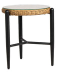 Lloyd Flanders Galloway Aluminum Outdoor End Table