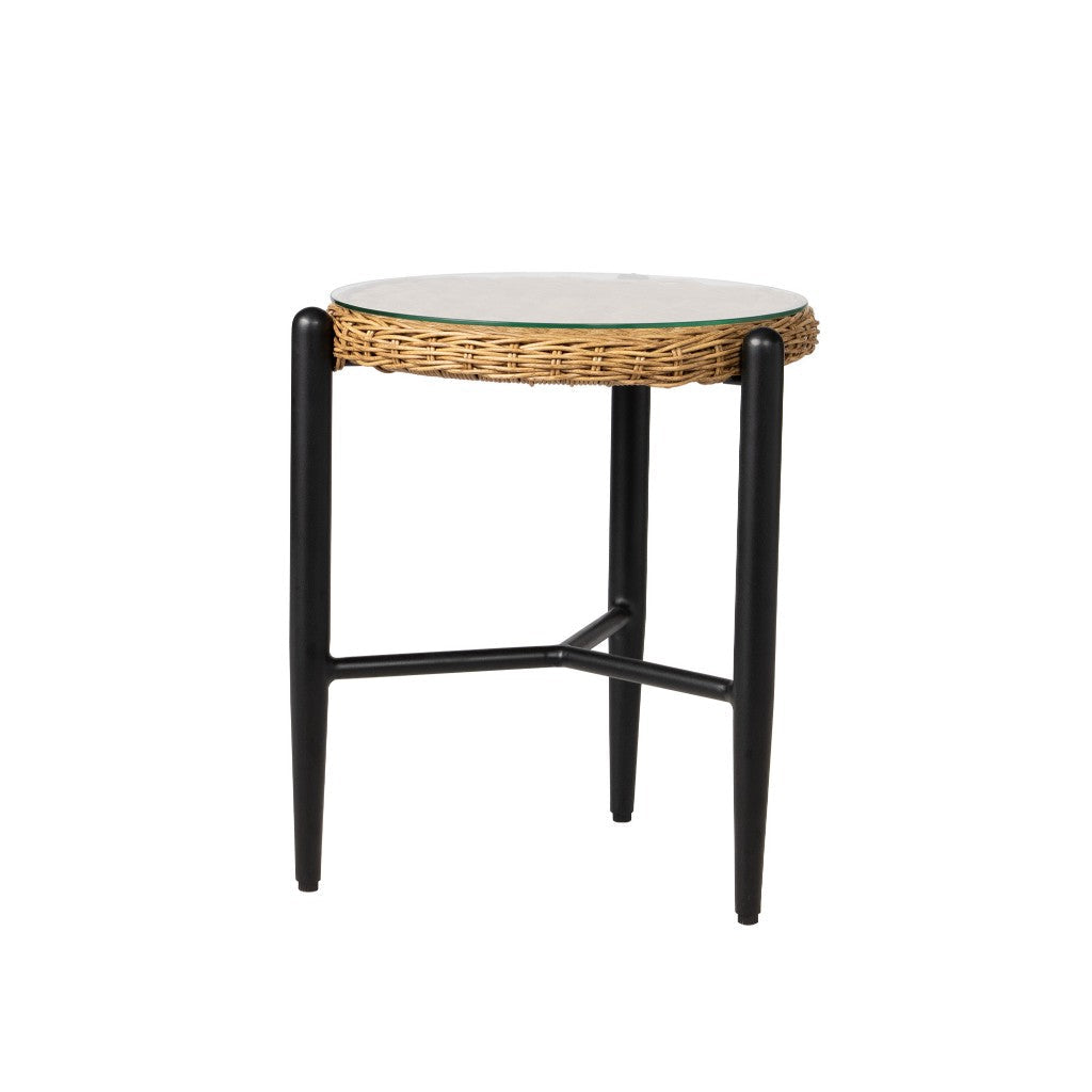 Lloyd Flanders Galloway Aluminum Outdoor End Table