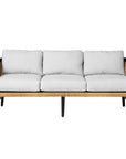 Lloyd Flanders Galloway Aluminum Outdoor Sofa