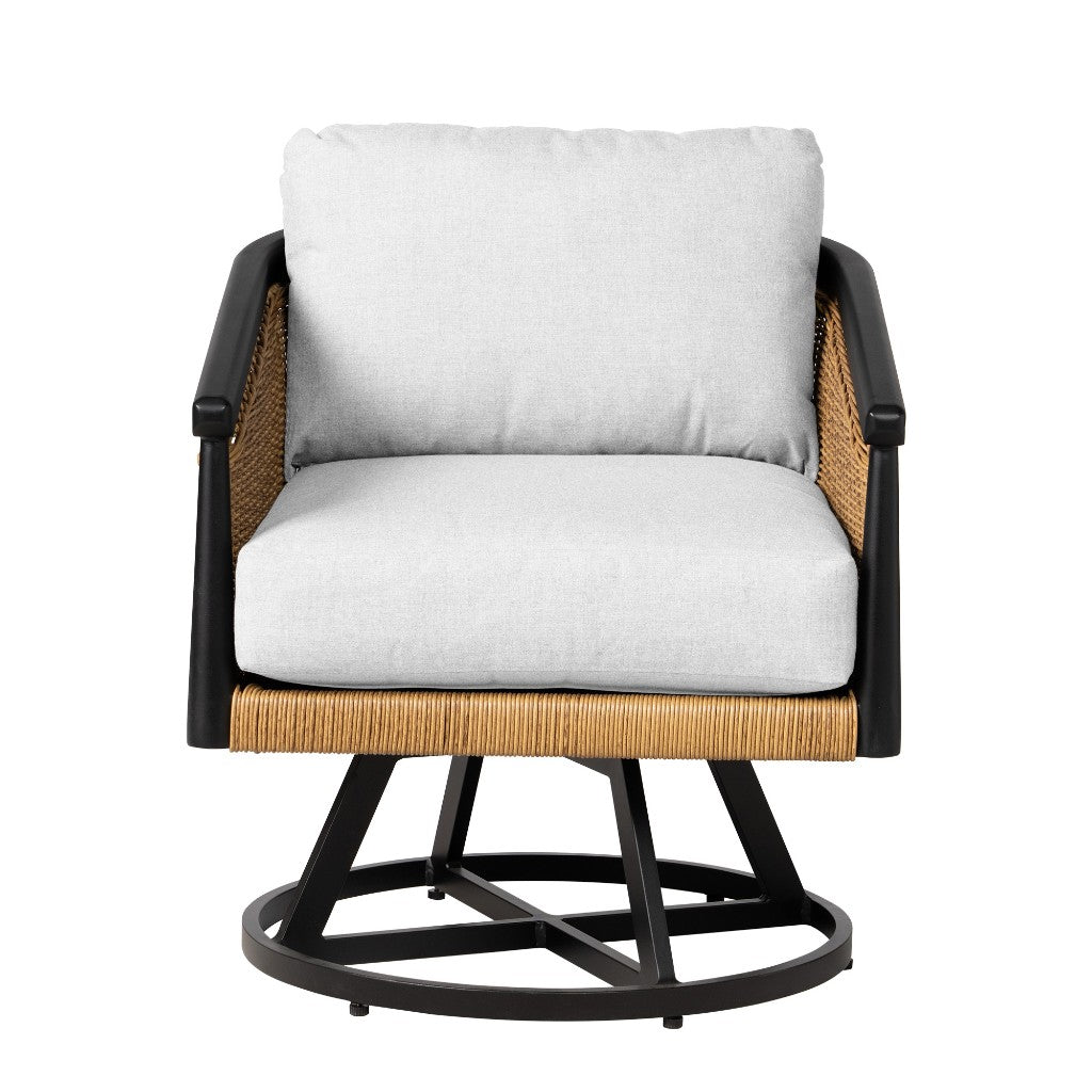 Lloyd Flanders Galloway Swivel Outdoor Lounge Chair
