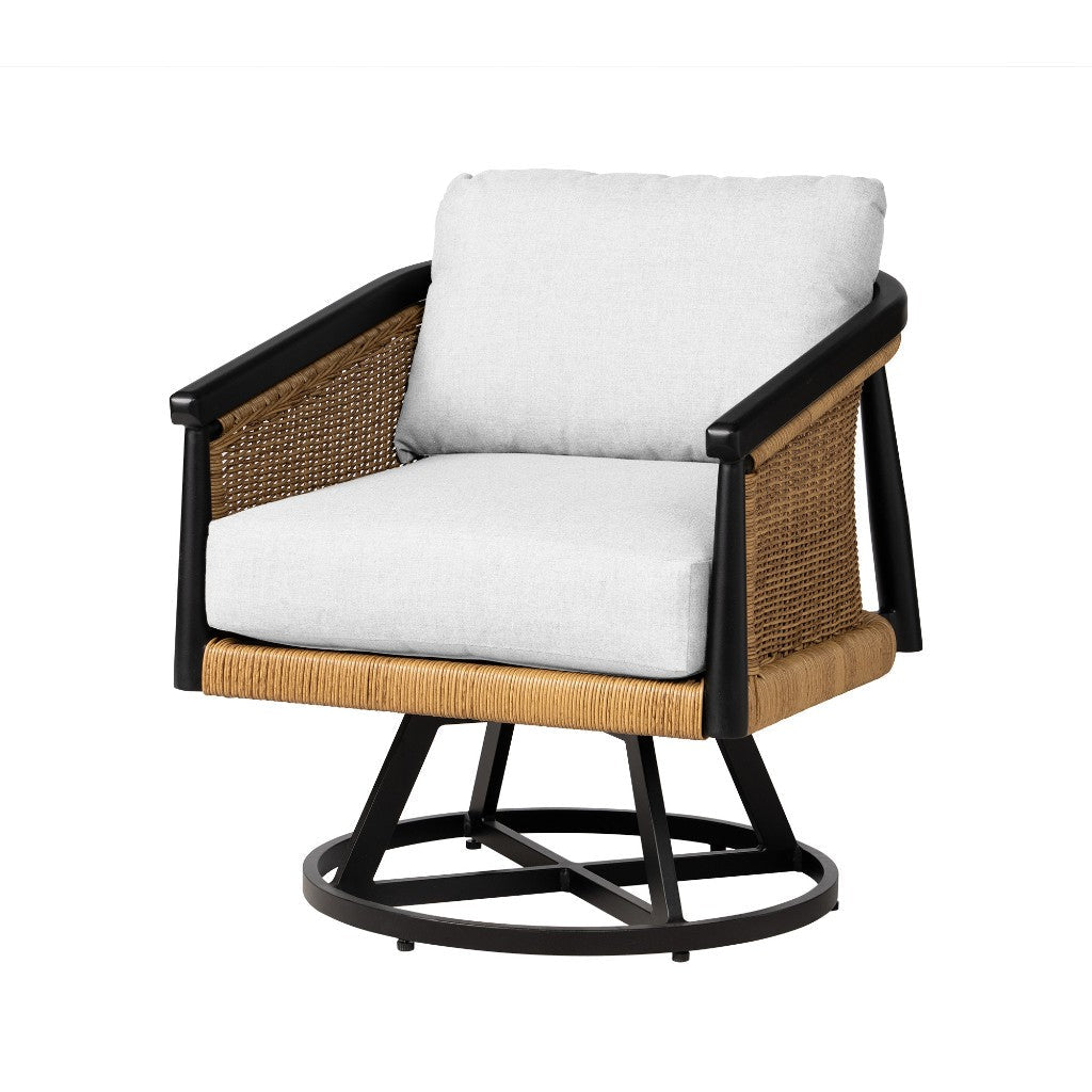 Lloyd Flanders Galloway Swivel Outdoor Lounge Chair