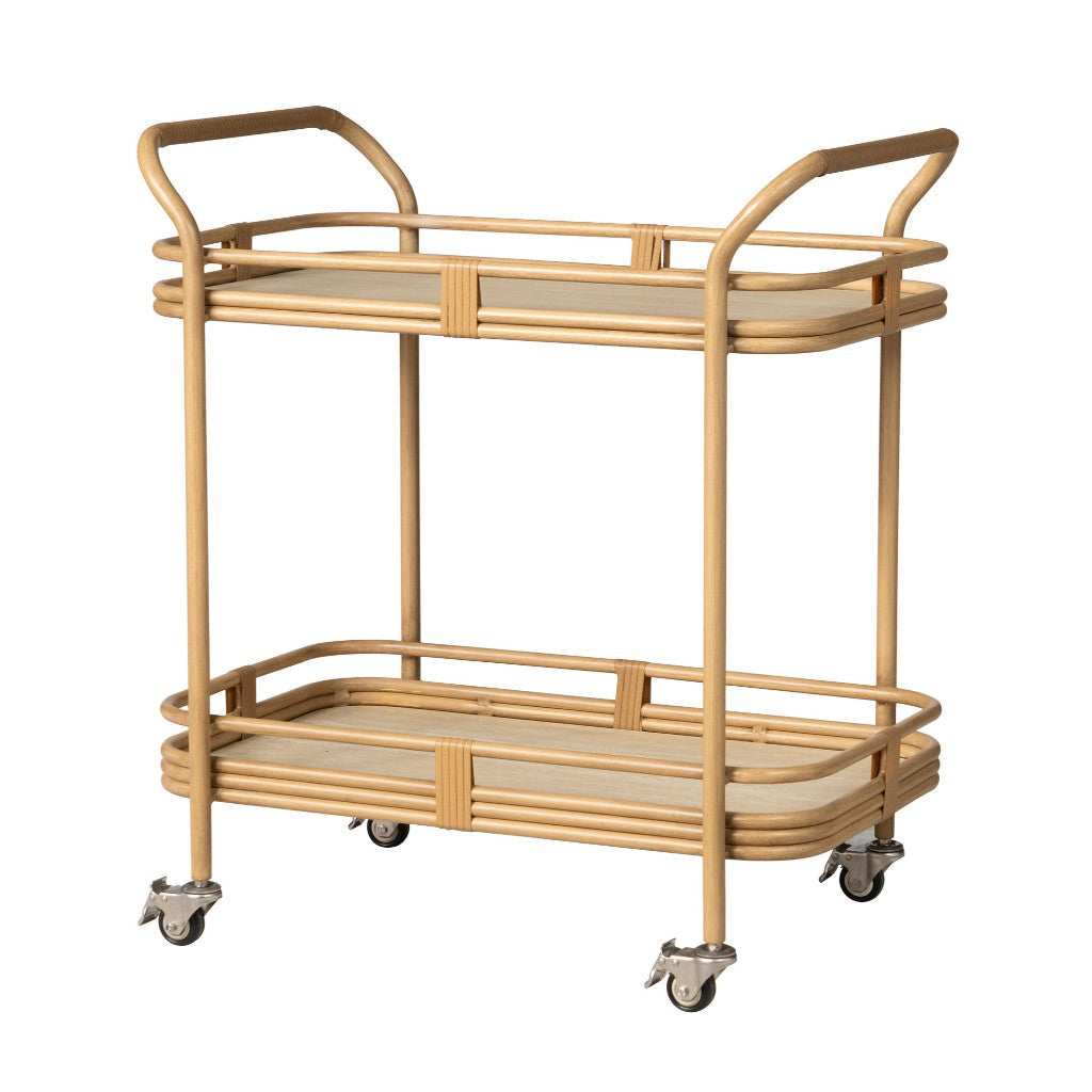 Lloyd Flanders Riviera Aluminum Outdoor Bar Cart