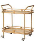 Lloyd Flanders Riviera Aluminum Outdoor Bar Cart