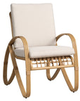 Riviera Aluminum Outdoor Dining Armchair