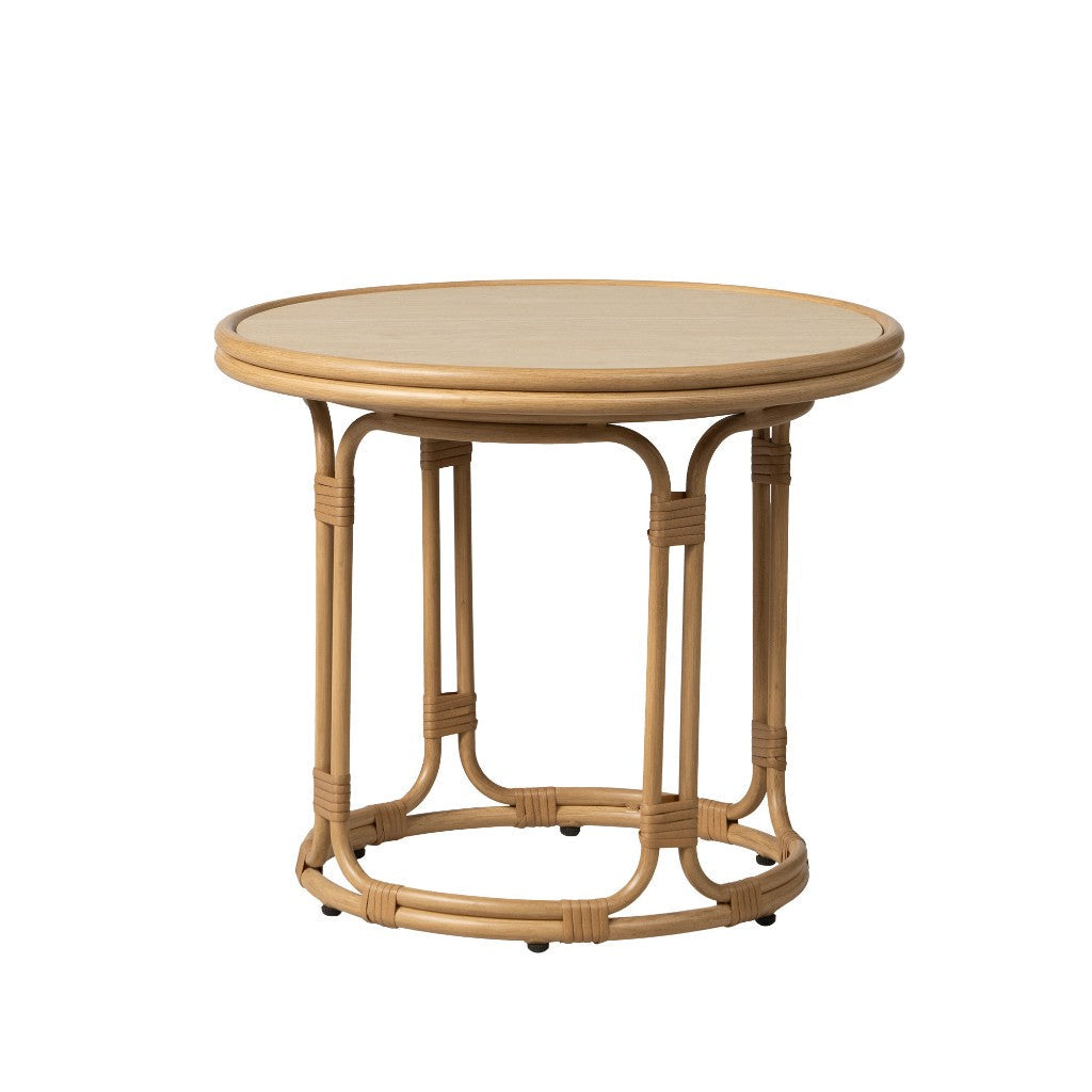 Lloyd Flanders Riviera Round Outdoor End Table