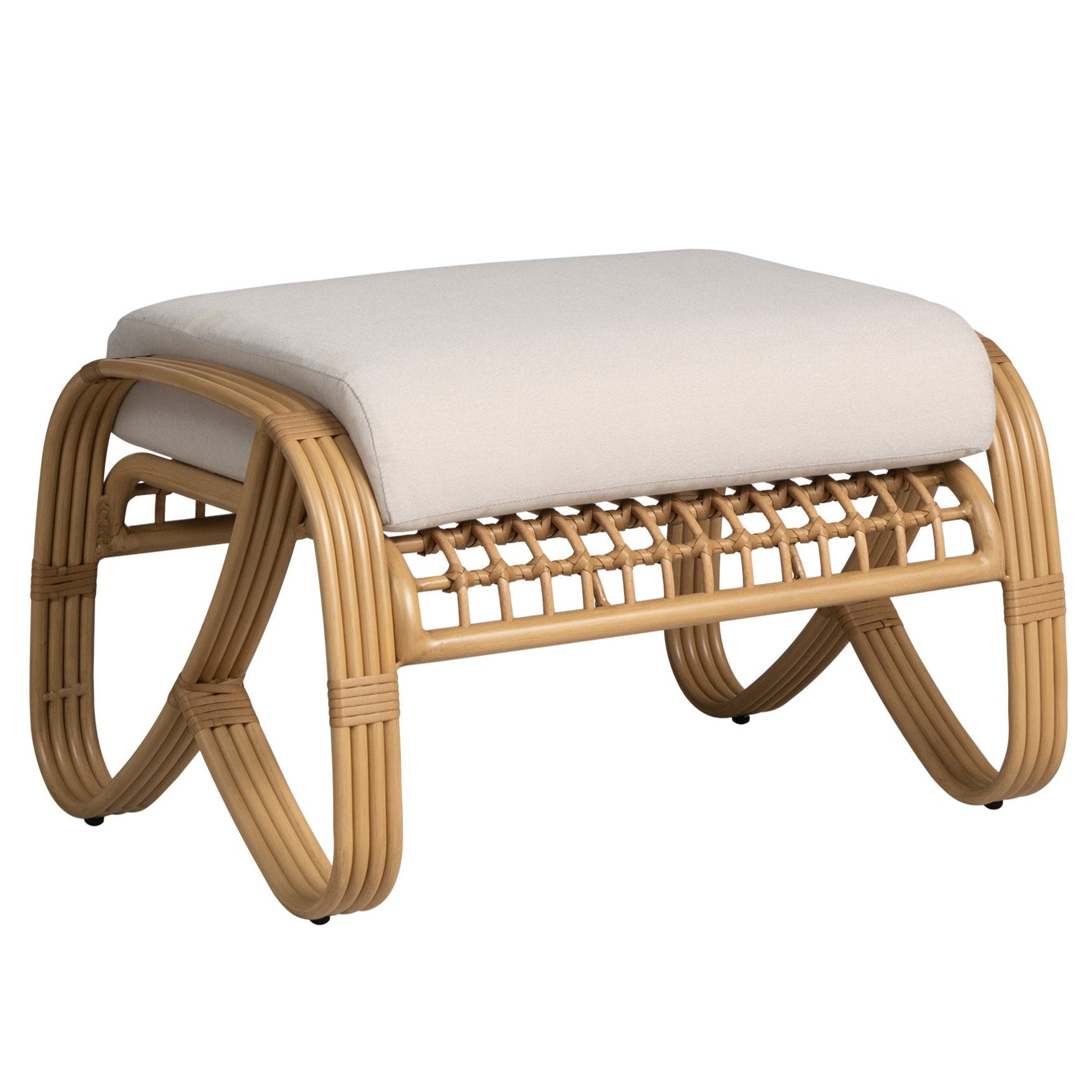 Lloyd Flanders Riviera Aluminum Outdoor Ottoman