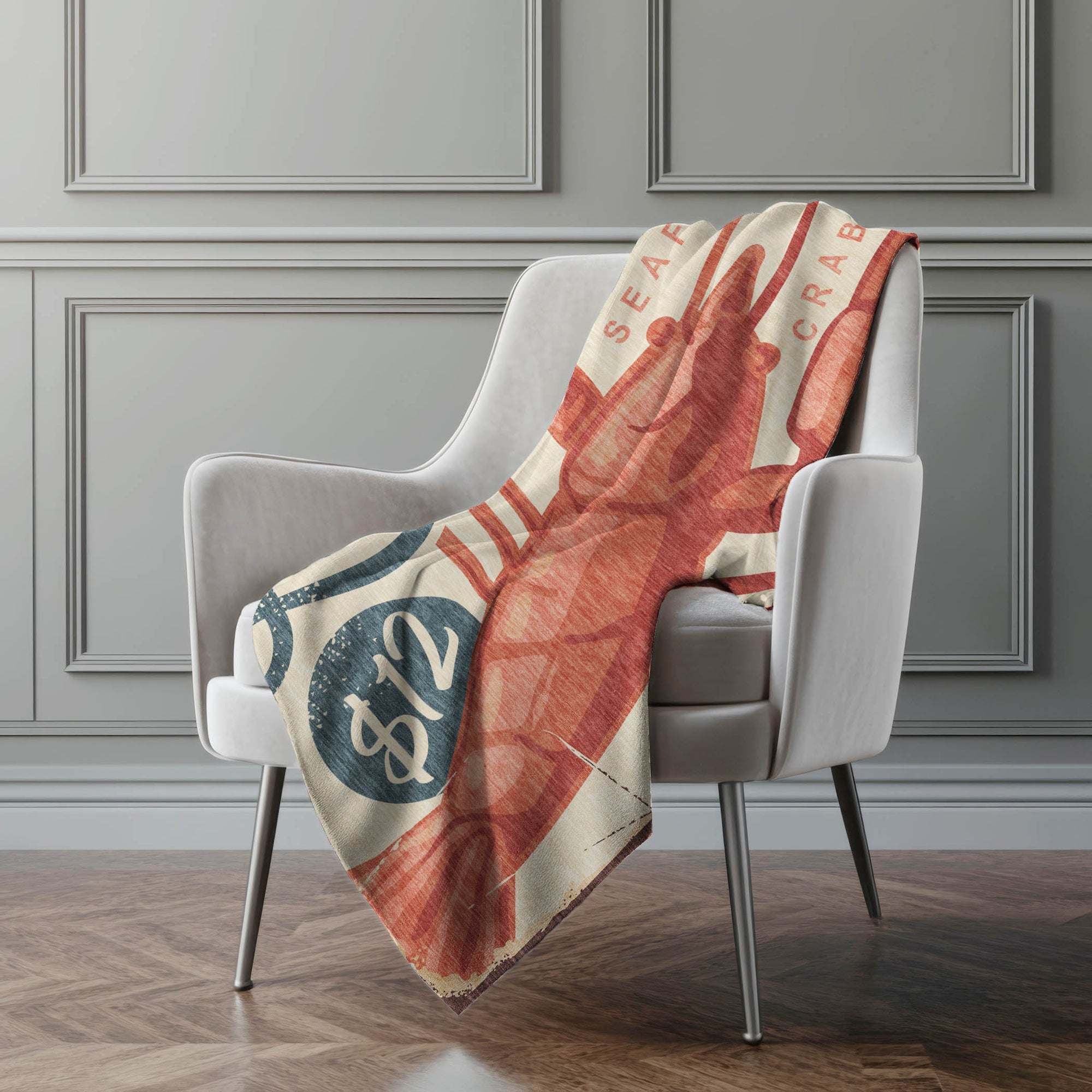 Addison Rugs Lobster 50" x 70" Throw Blanket