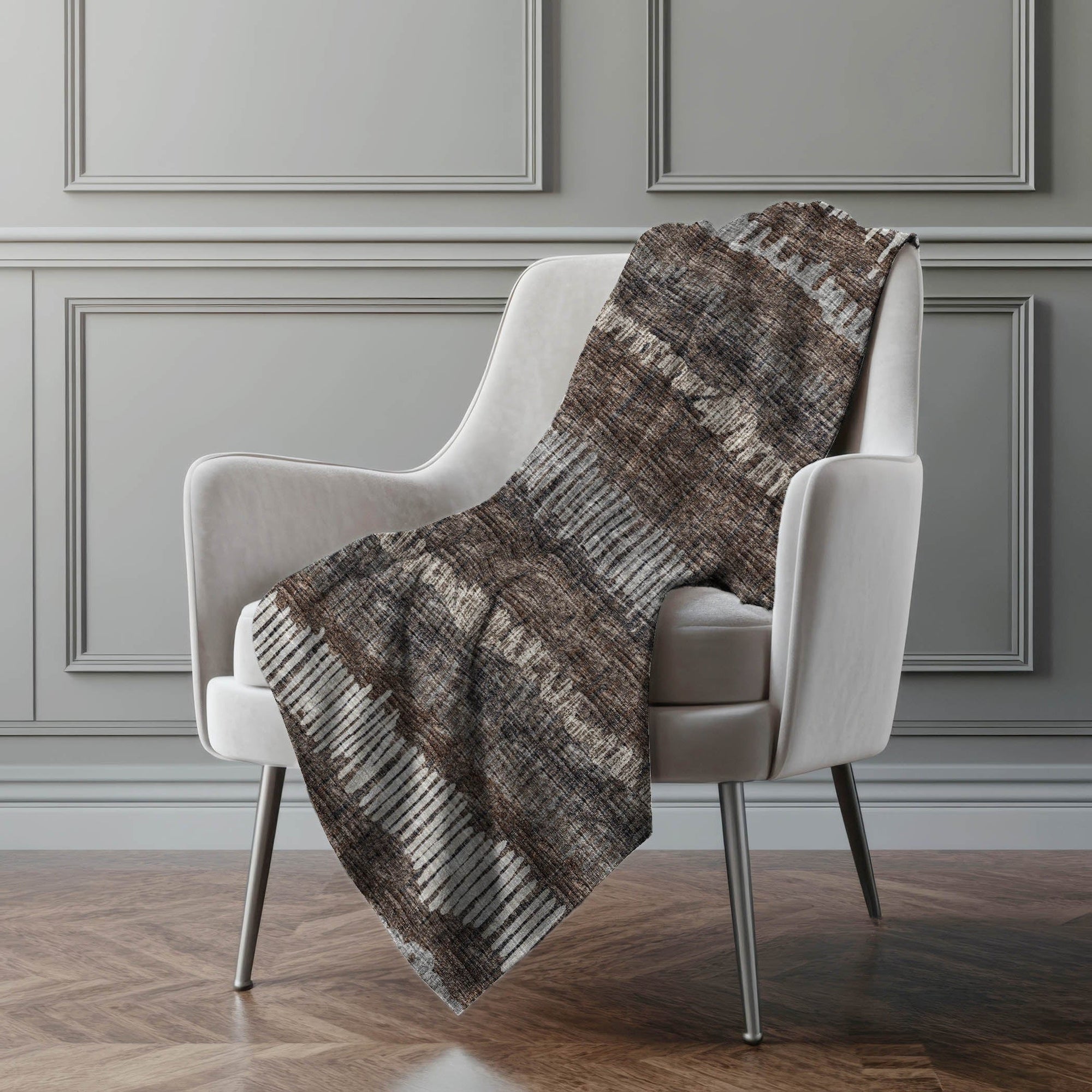 Addison Rugs Loops Lines 50" x 70" Throw Blanket