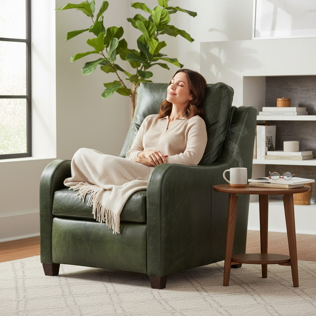 Uptown Sebastian Luxora Luxury Power Motion Leather Chair