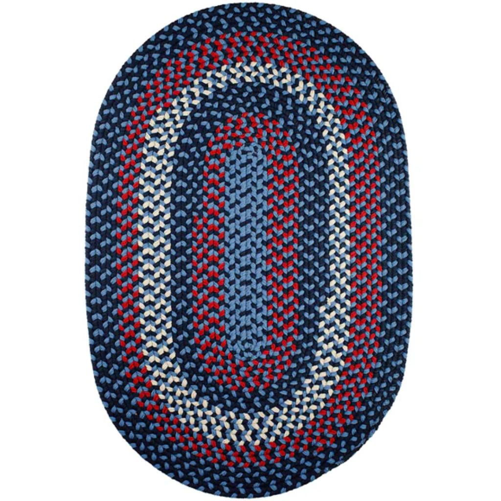 Rhody Rug Manhattan Braided Oval Reversible Area Rugs
