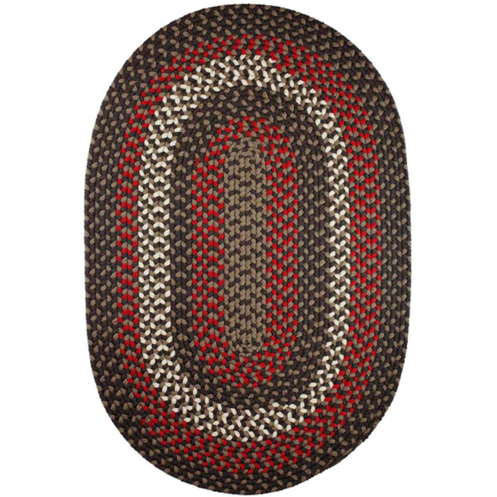 Rhody Rug Manhattan Braided Oval Reversible Area Rugs