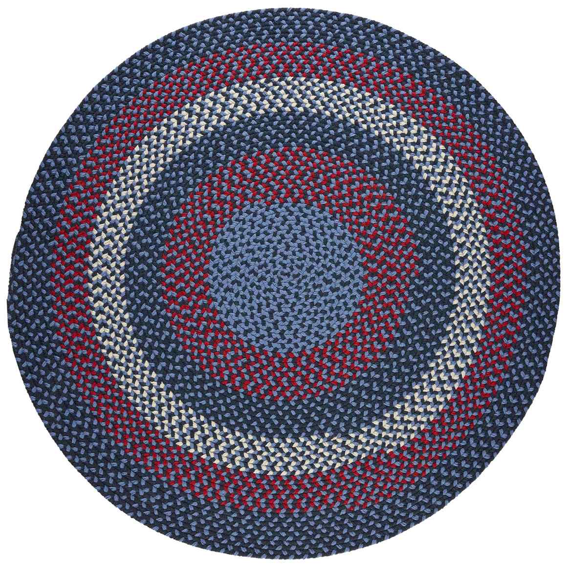 Rhody Rug Manhattan Braided Round Reversible Area Rugs
