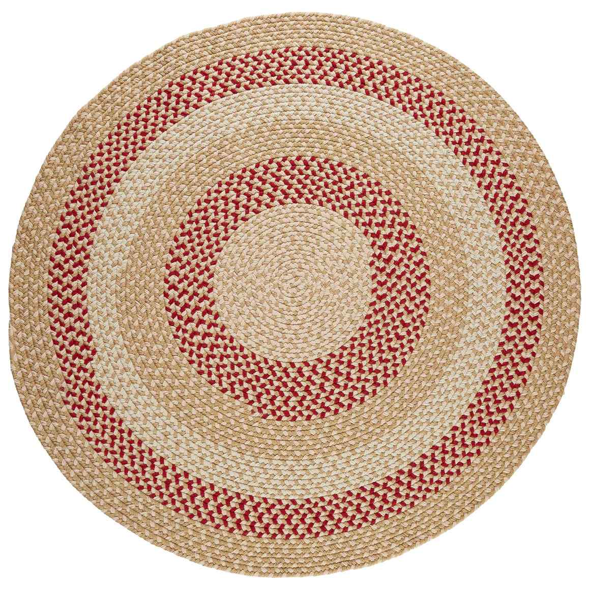 Rhody Rug Manhattan Braided Round Reversible Area Rugs