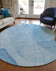 Addison Rugs Modern Blue Washable Indoor-Outdoor Rug