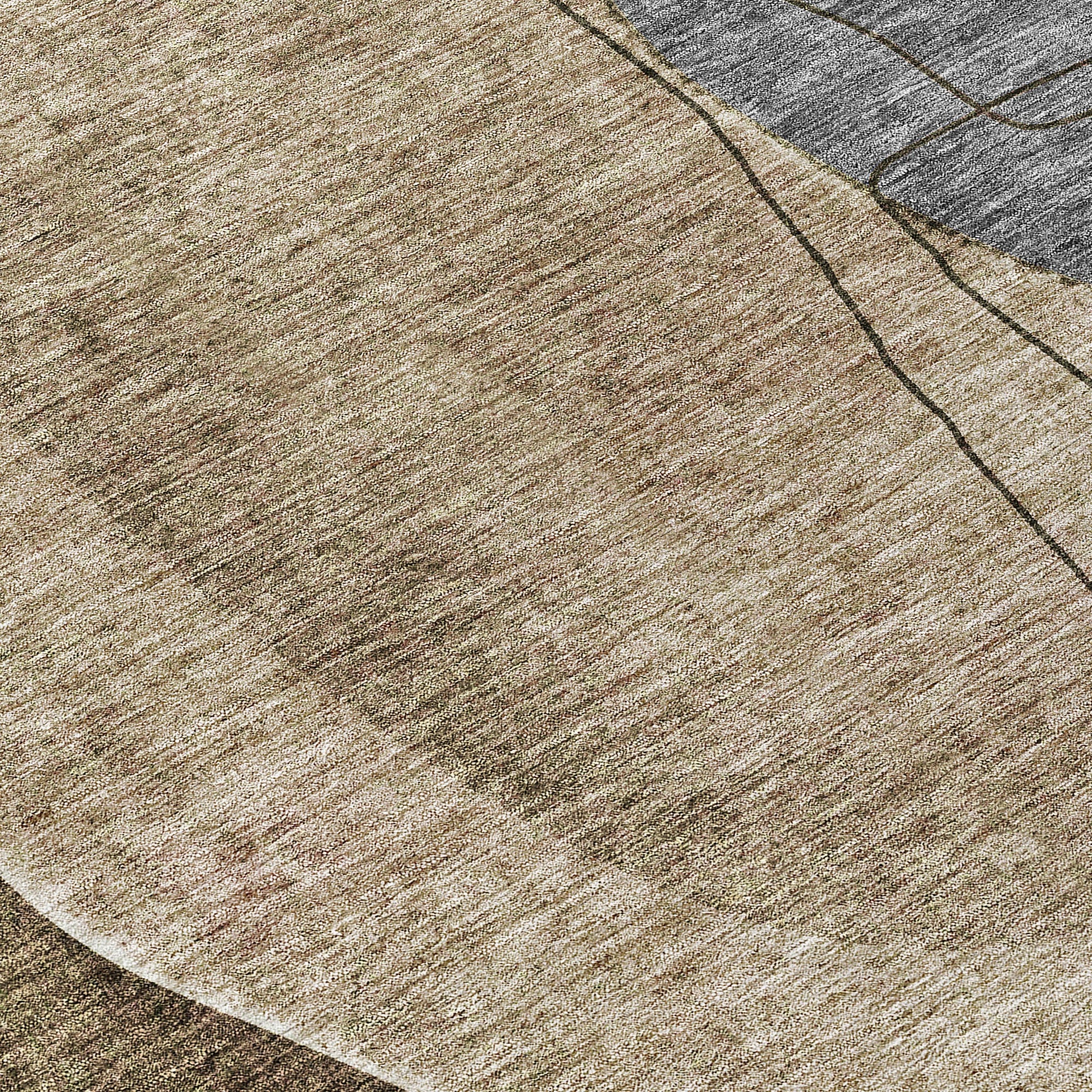 Addison Rugs Modern Brown Washable Indoor-Outdoor Rug