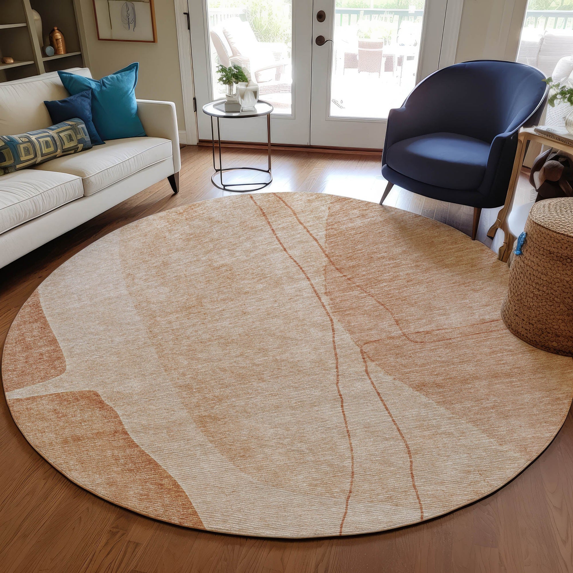 Addison Rugs Modern Terracotta Washable Indoor-Outdoor Rug