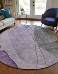 Addison Rugs Modern Purple Washable Indoor-Outdoor Rug