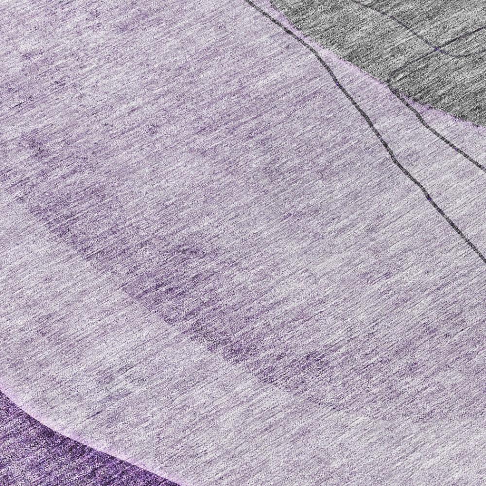 Addison Rugs Modern Purple Washable Indoor-Outdoor Rug