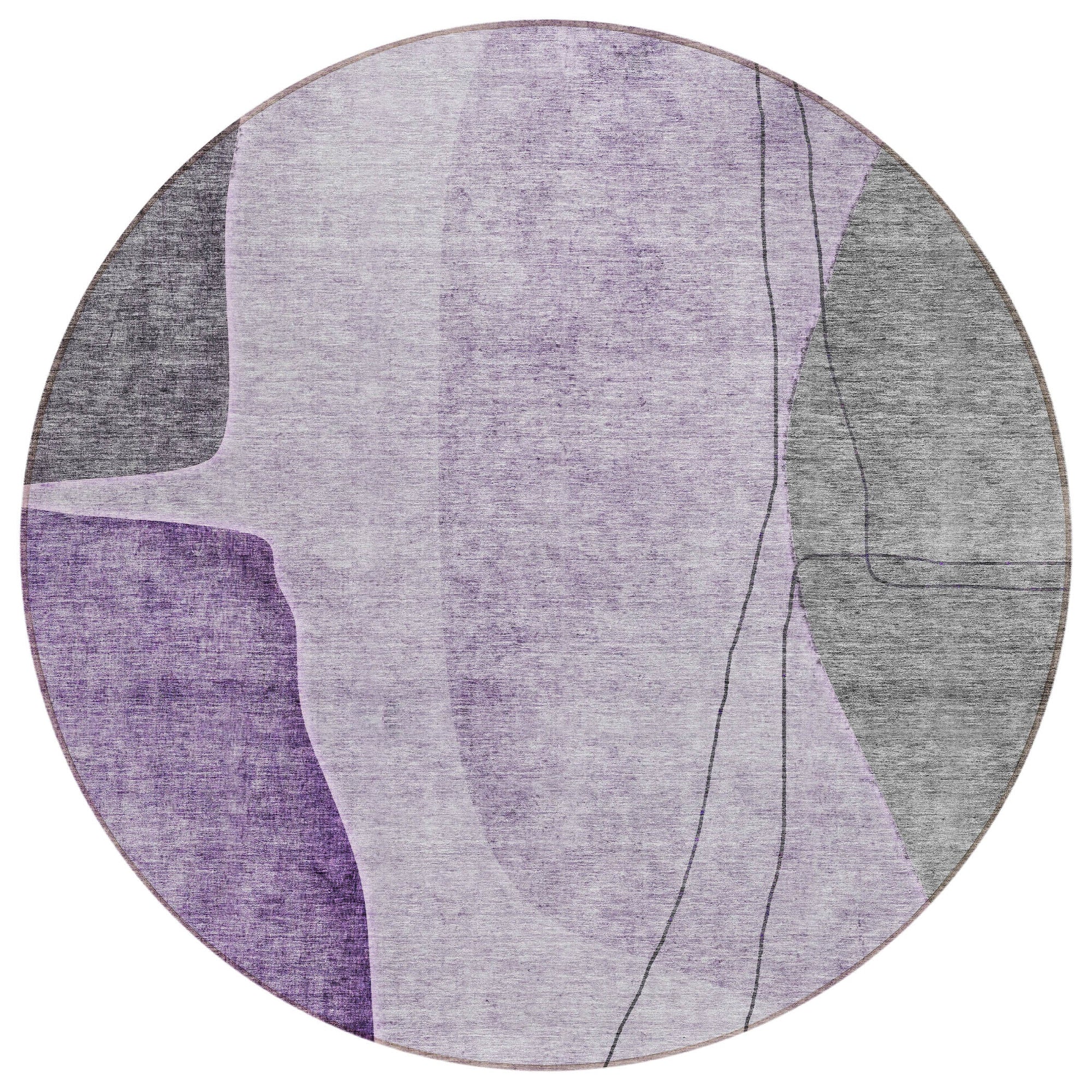 Addison Rugs Modern Purple Washable Indoor-Outdoor Rug