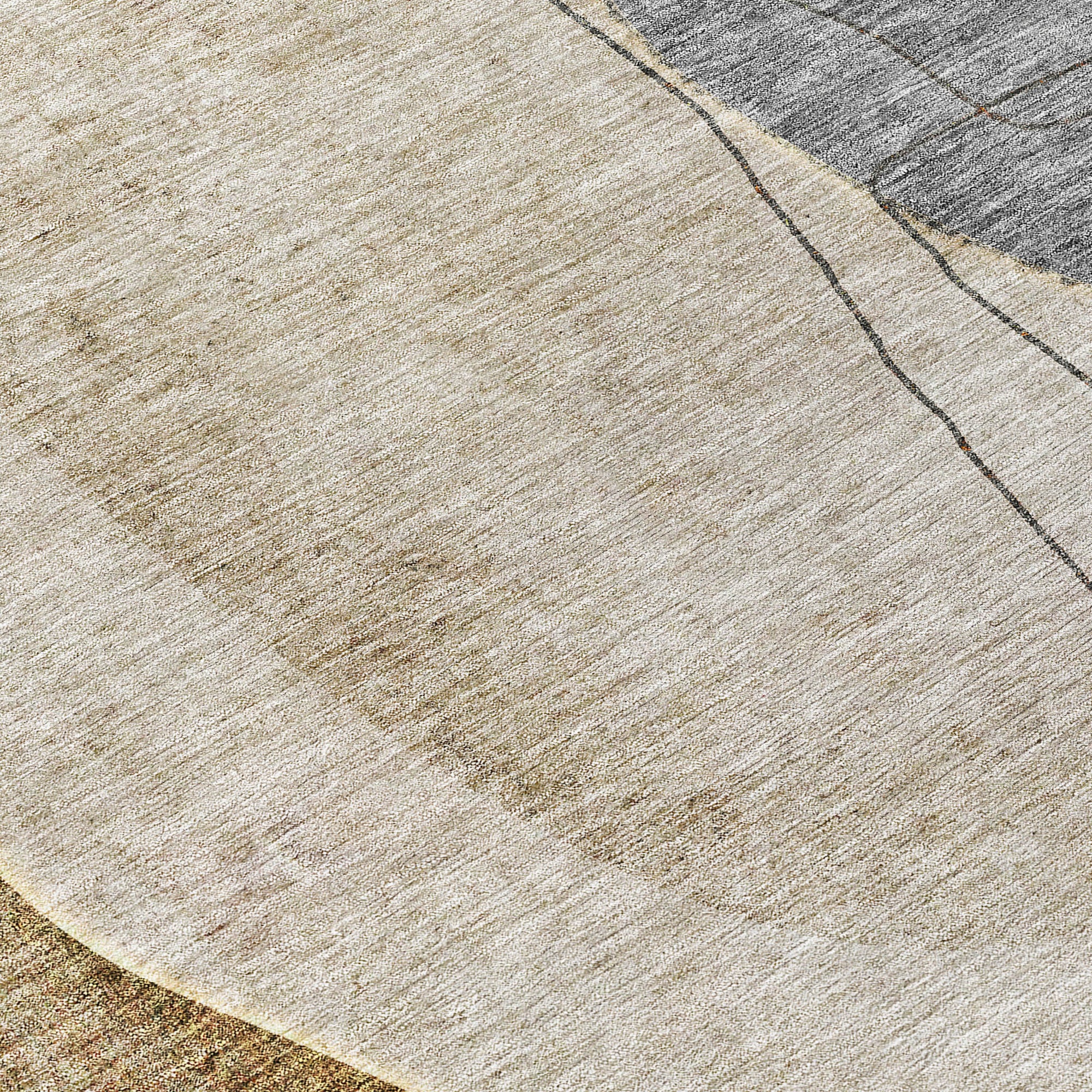 Addison Rugs Modern Taupe Washable Indoor-Outdoor Rug