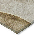 Addison Rugs Modern Taupe Washable Indoor-Outdoor Rug
