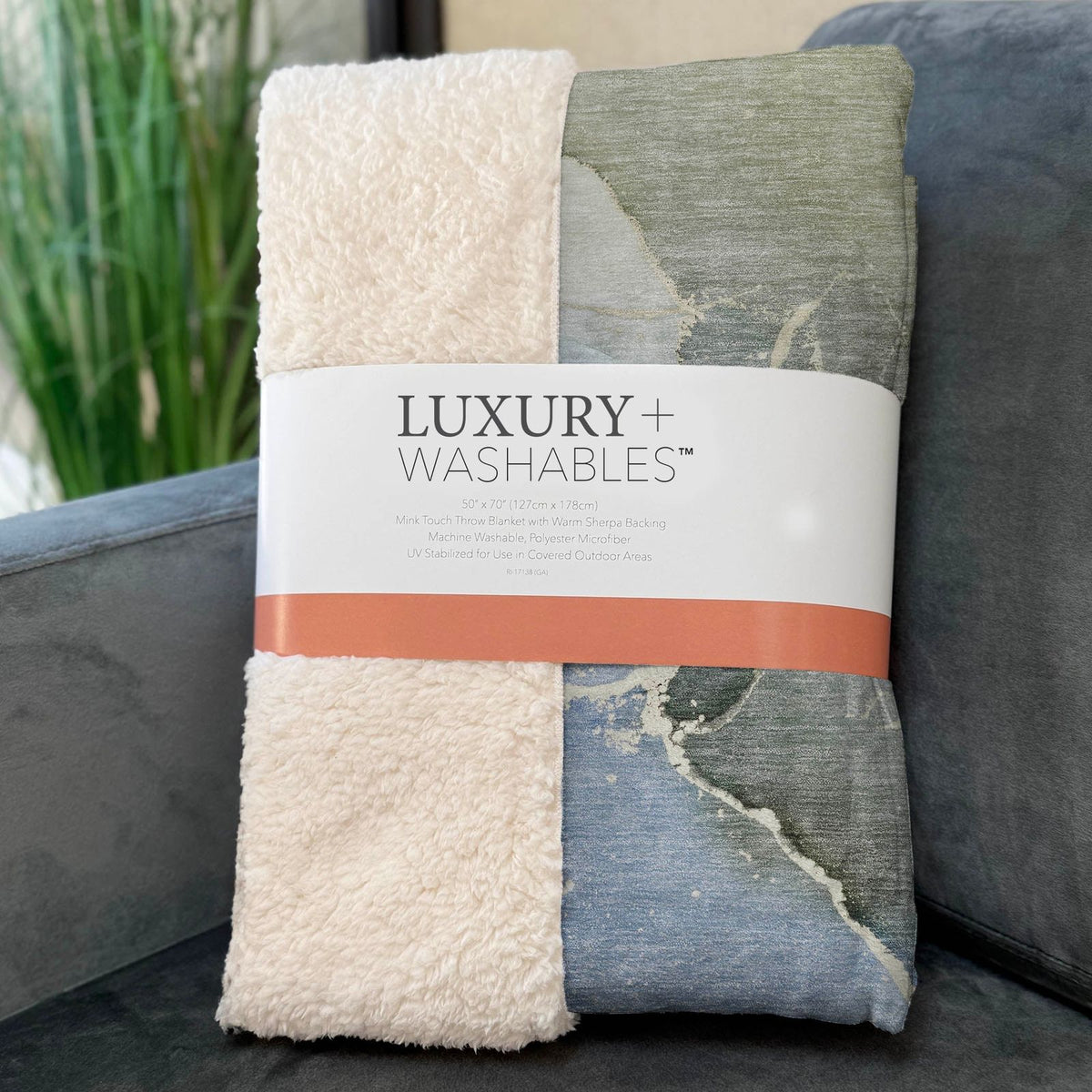 Addison Rugs Muted Whispers 50" x 70" Throw Blanket