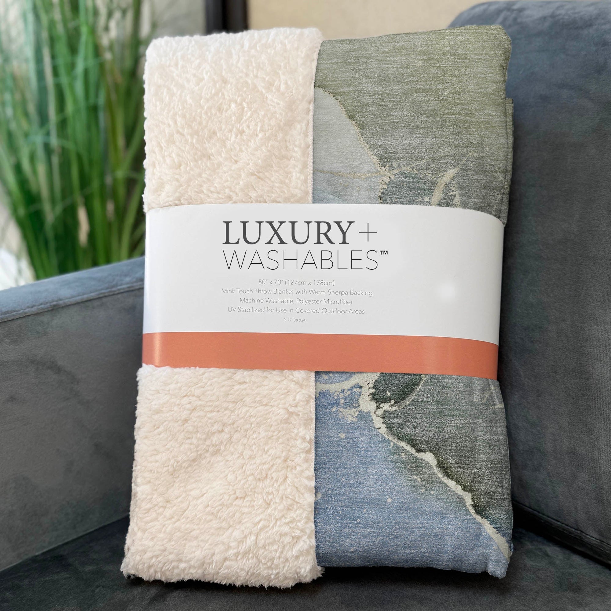 Addison Rugs Muted Whispers 50" x 70" Throw Blanket