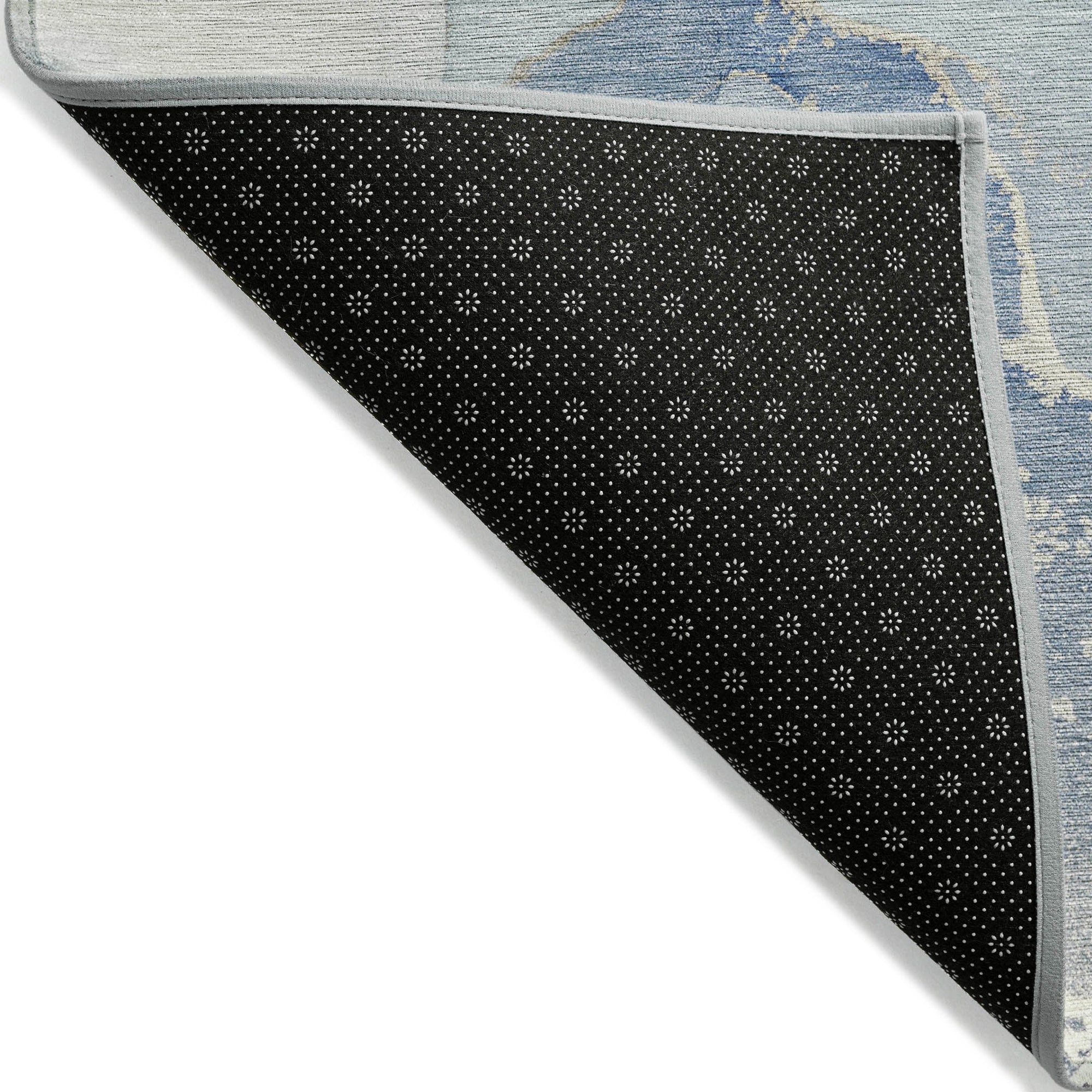 Addison Rugs Muted Whispers Blue Washable Indoor-Outdoor Rug