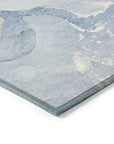 Addison Rugs Muted Whispers Blue Washable Indoor-Outdoor Rug