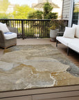 Addison Rugs Muted Whispers Brown Washable Indoor-Outdoor Rug