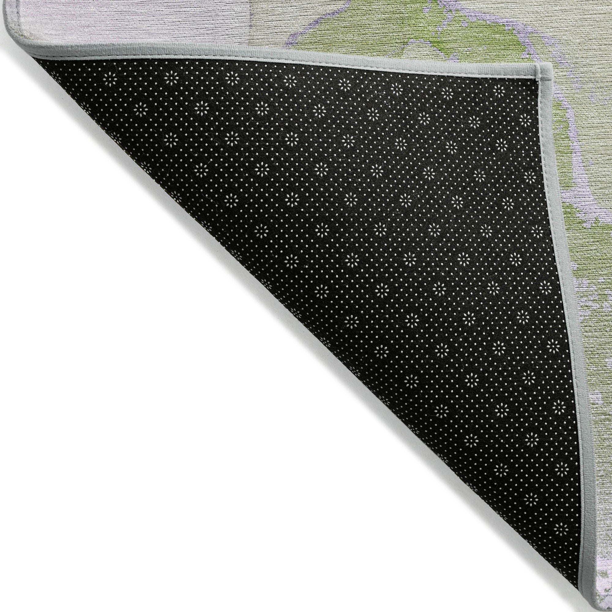 Addison Rugs Muted Whispers Purple Washable Indoor-Outdoor Rug