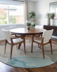 Addison Rugs Muted Whispers Teal Washable Indoor-Outdoor Rug