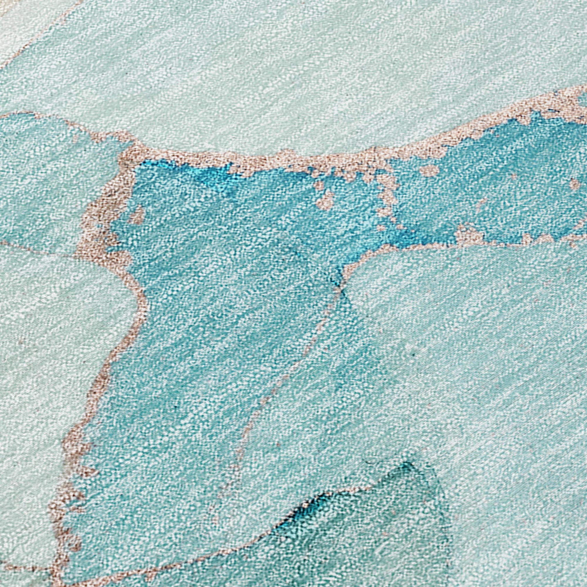 Addison Rugs Muted Whispers Teal Washable Indoor-Outdoor Rug