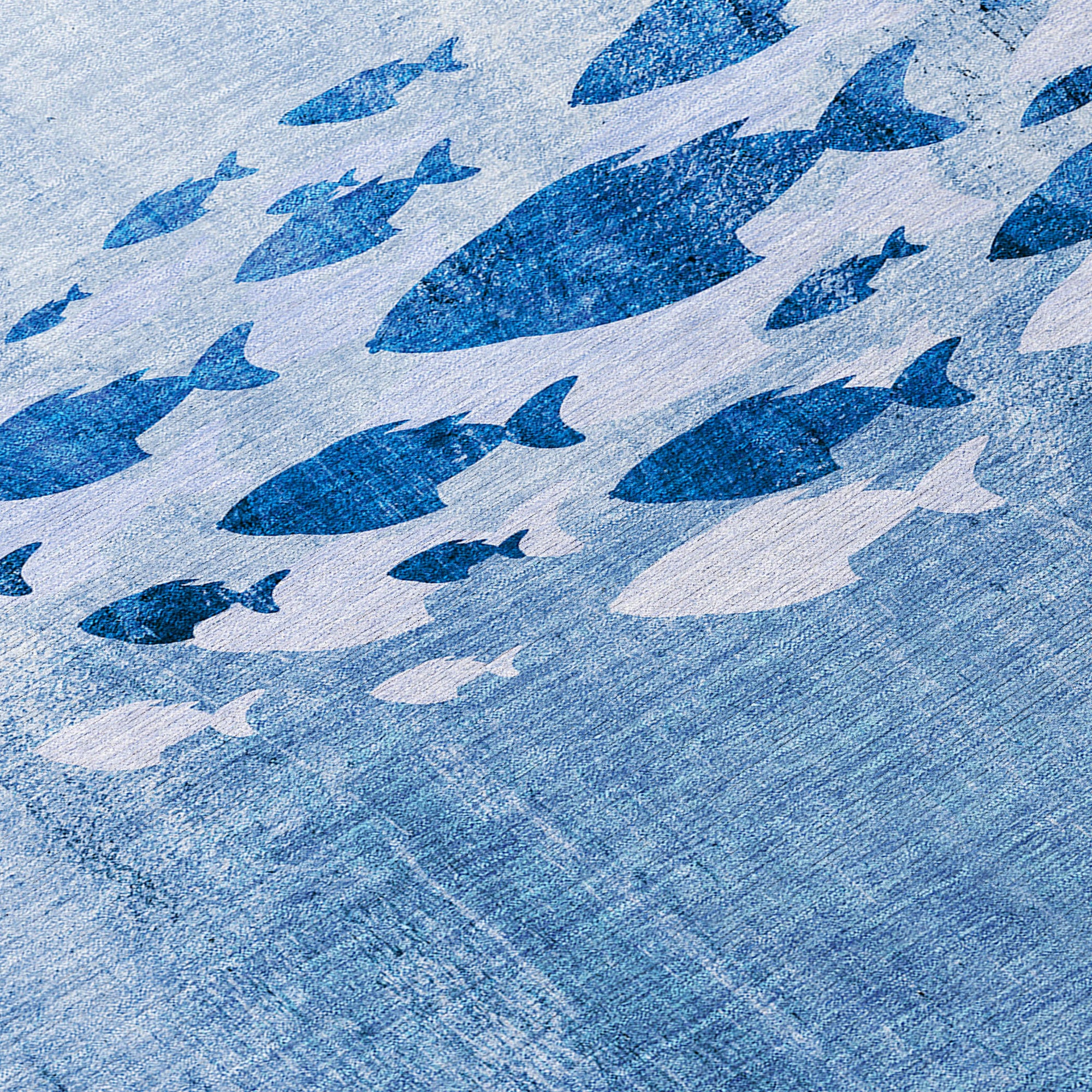 Addison Rugs Nautical Blue Washable Indoor-Outdoor Rug