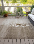 Addison Rugs Nautical Brown Washable Indoor-Outdoor Rug