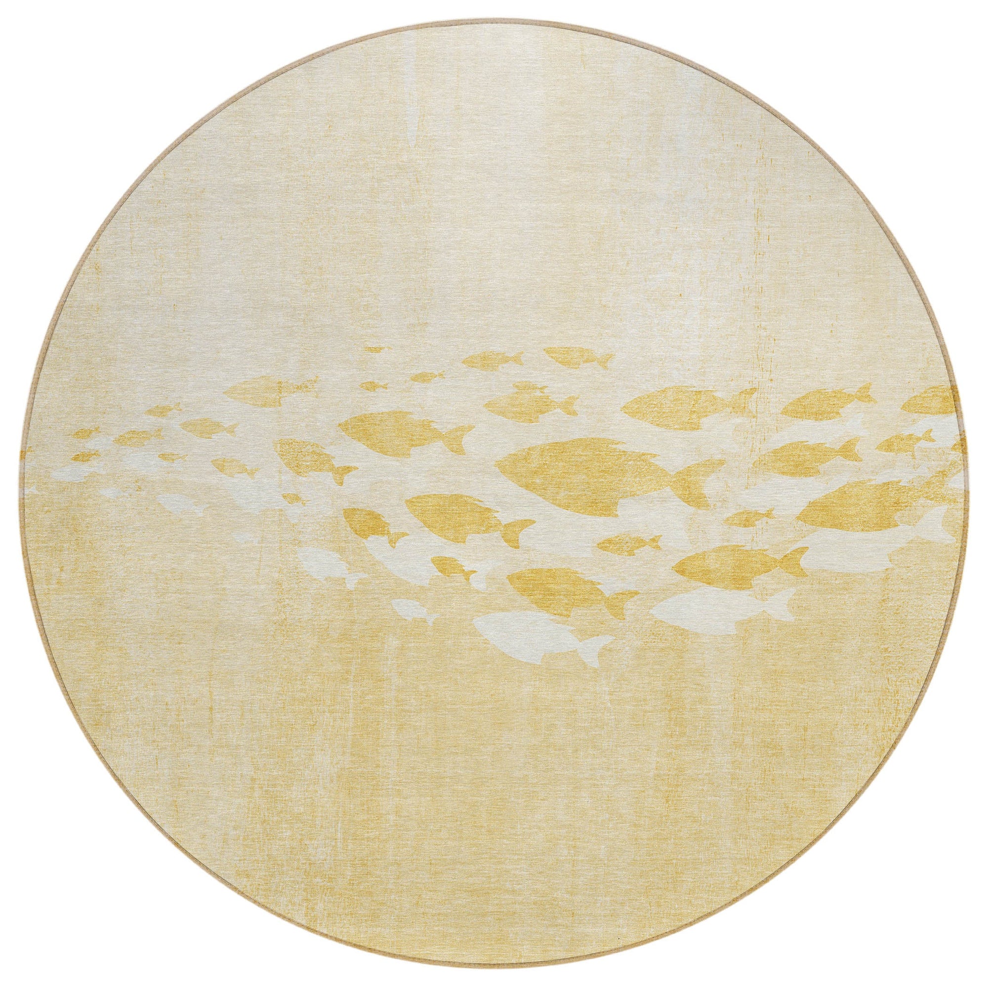 Addison Rugs Nautical Gold Washable Indoor-Outdoor Rug