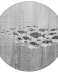 Nautical Grey Washable Indoor-Outdoor Rug