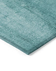 Addison Rugs Nautical Teal Washable Indoor-Outdoor Rug