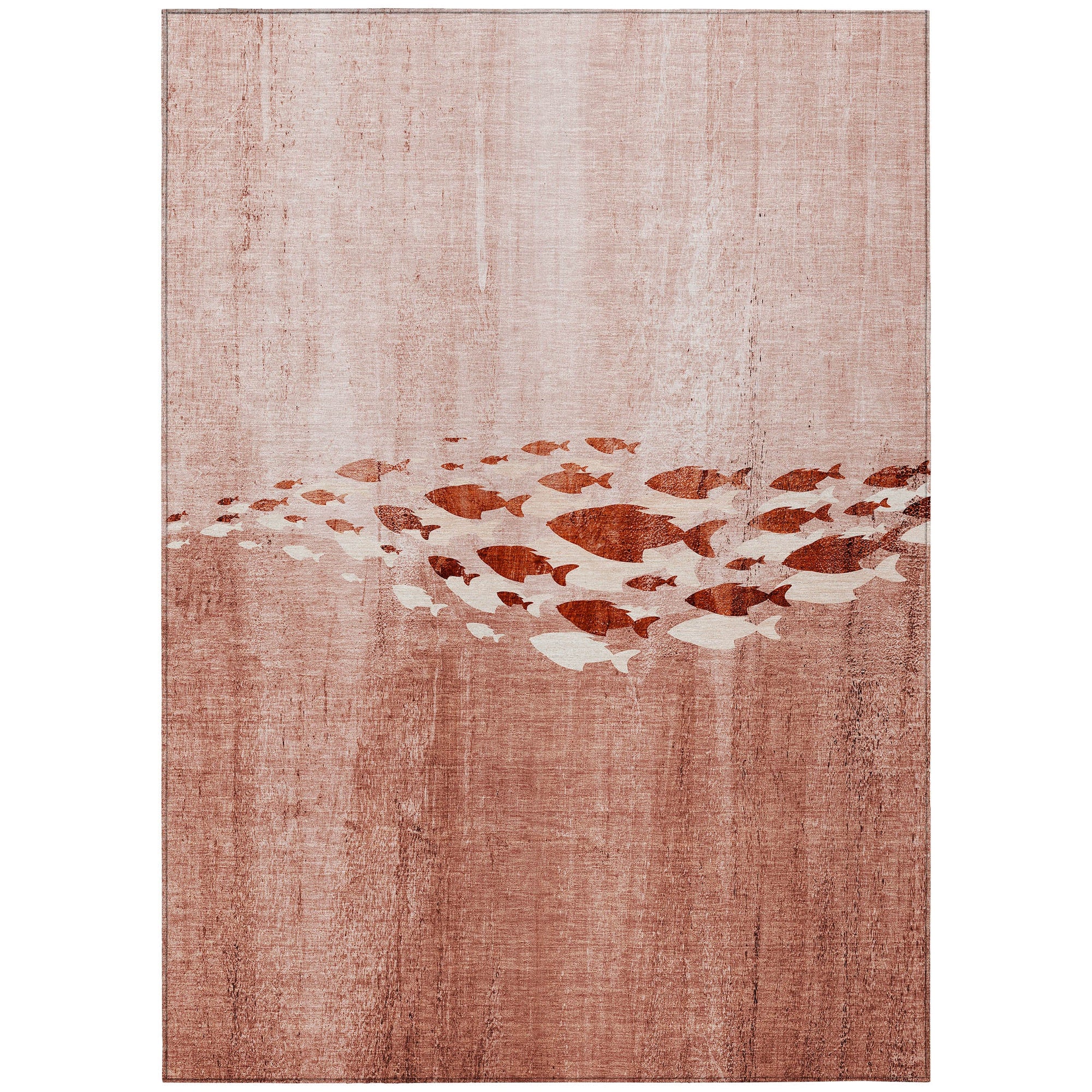 Addison Rugs Nautical Terracotta Washable Indoor-Outdoor Rug