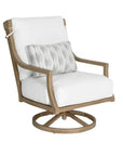 Nicoya High Back Swivel Rocking Lounge Chair with Sunbrella Cushions