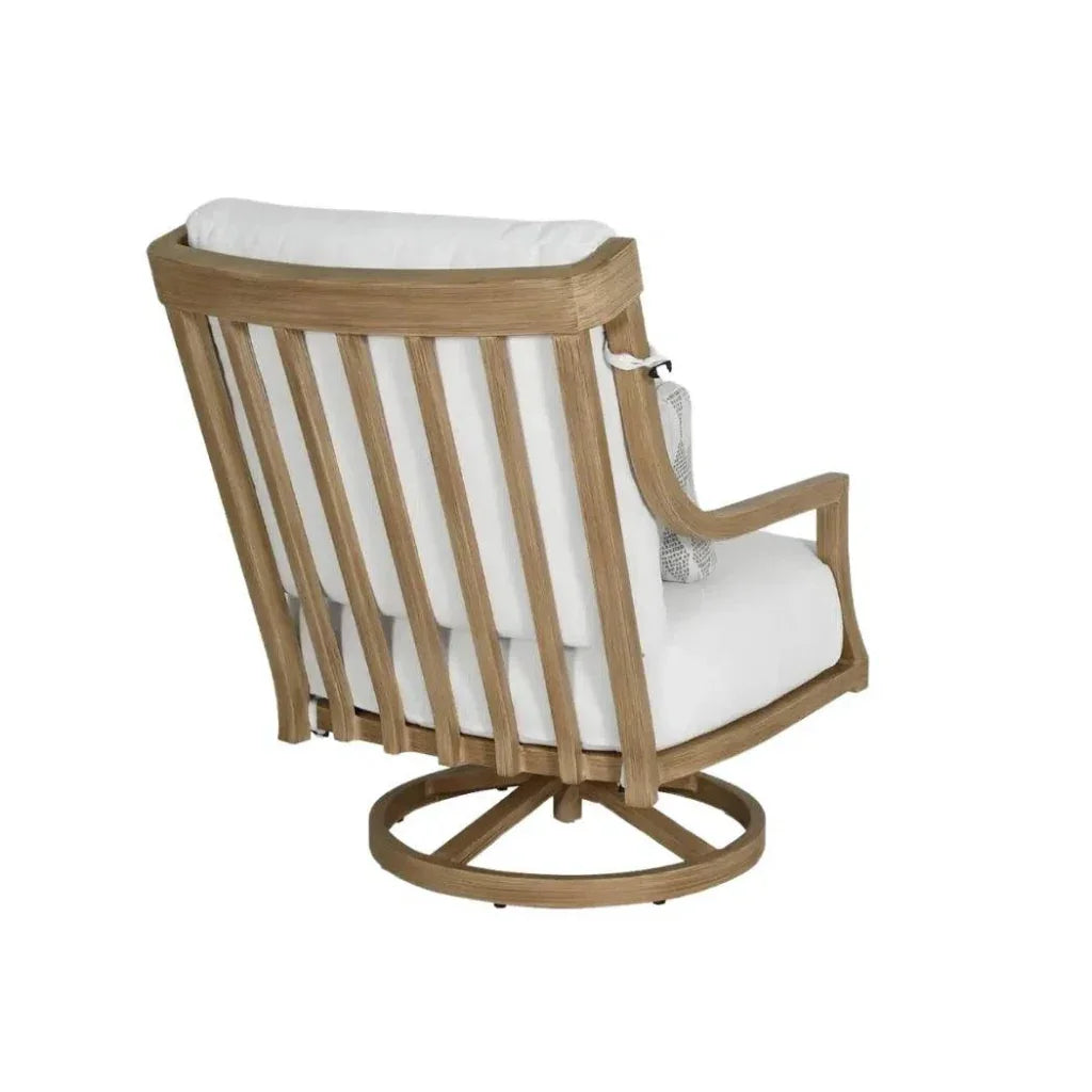 Nicoya High Back Swivel Rocking Lounge Chair with Sunbrella Cushions