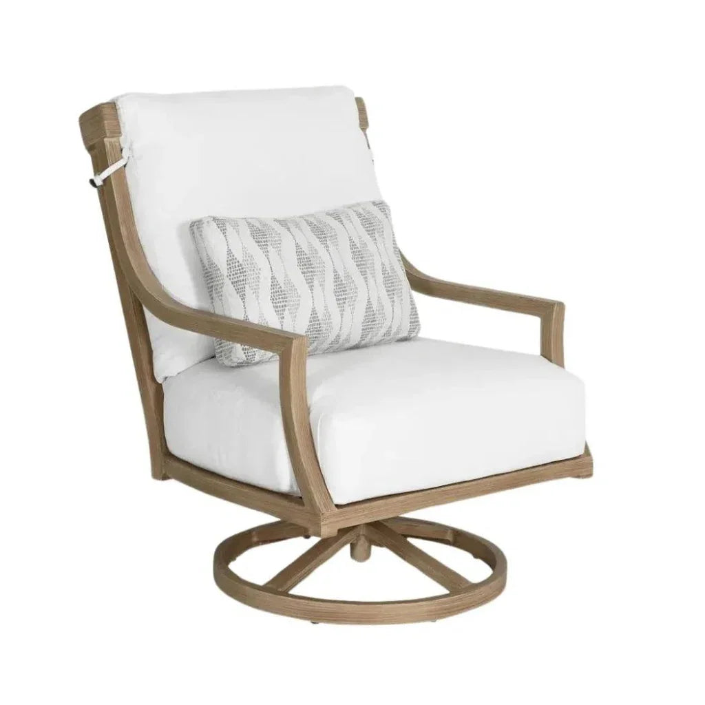 Nicoya High Back Swivel Rocking Lounge Chair with Sunbrella Cushions