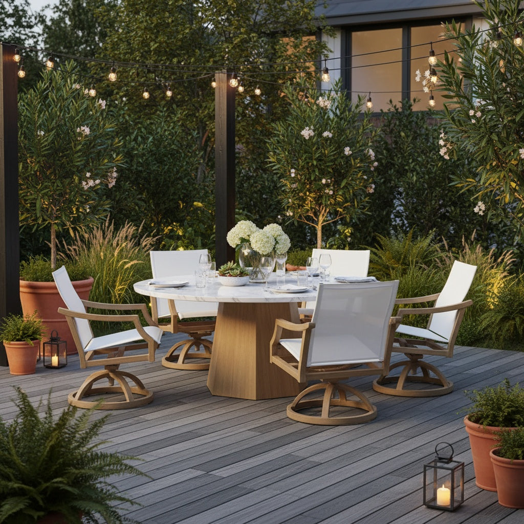 Nicoya Round Outdoor Dining Table
