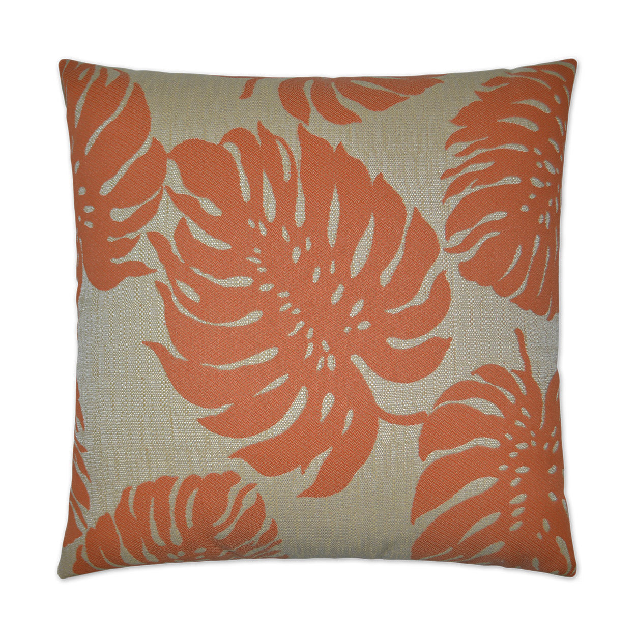 D.V. Kap Outdoor Bay Palm Pillow - Orange