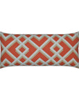D.V. Kap Outdoor Pergola Lumbar Pillow - Coral
