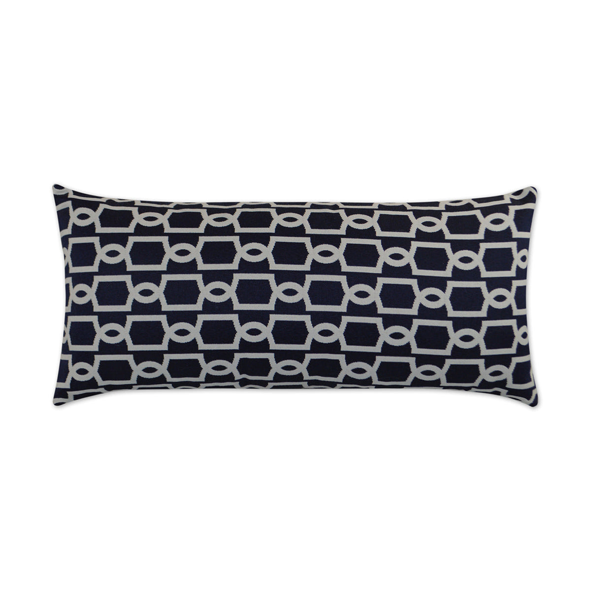 D.V. Kap Outdoor Ocean Gate Lumbar Pillow - Navy