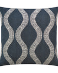 D.V. Kap Outdoor Overlock Pillow - Midnight